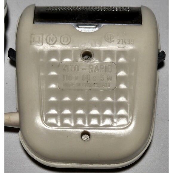 VTG Vito Rapid Electric Shaver Original Box Switzerland Swiss 21439 Tested Works - Picture 4 of 16